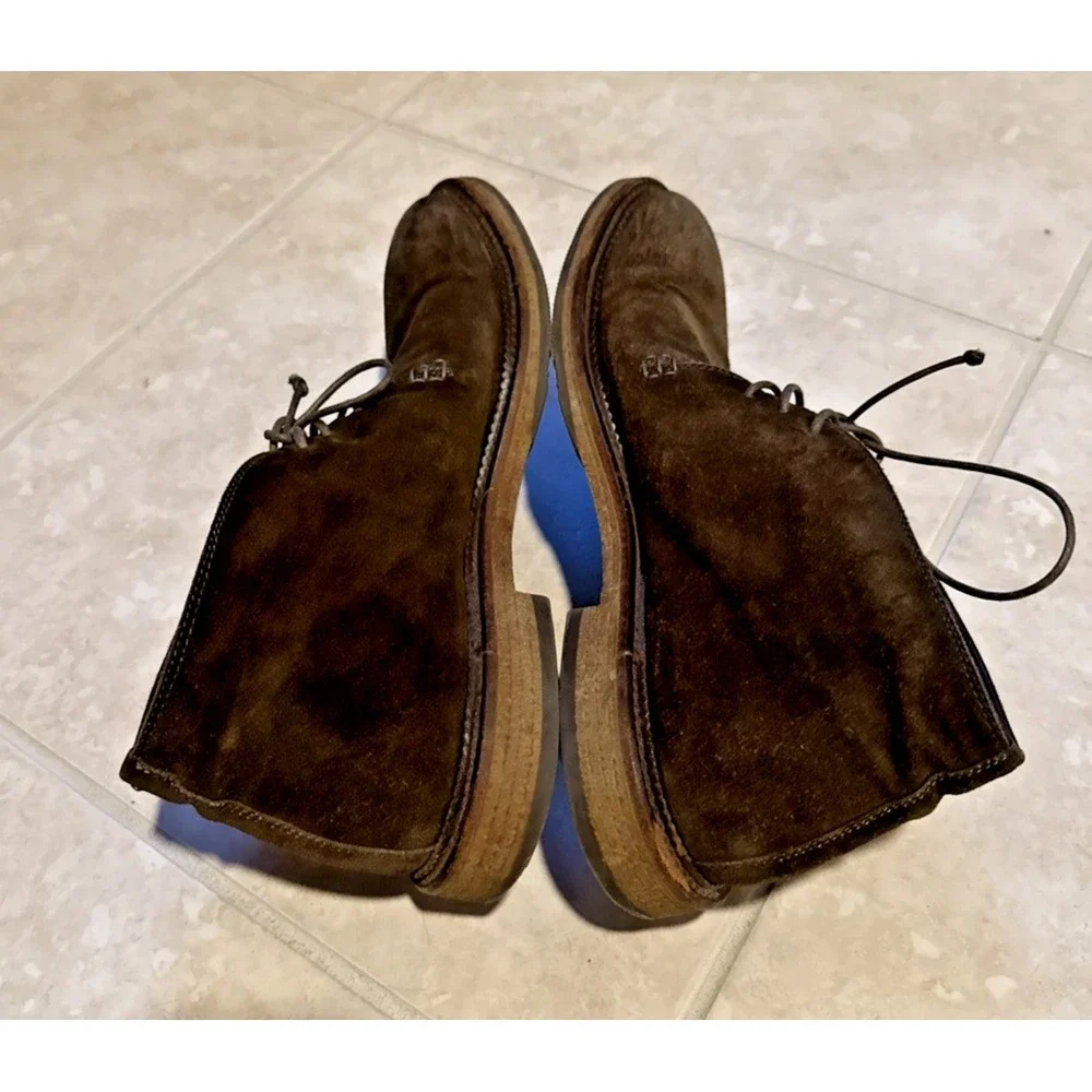 To Boot New York Chukka Men's Size 9.5 Brown Suede Boots Lace Up Casual Work